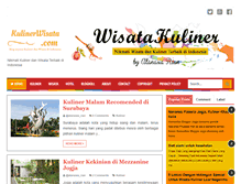 Tablet Screenshot of kulinerwisata.com